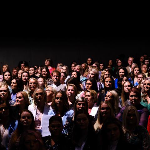 Frá brautskráningu kandídata við Háskóla Íslands í júní 2022